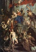 RUBENS, Pieter Pauwel Madonna Enthroned with Child and Saints